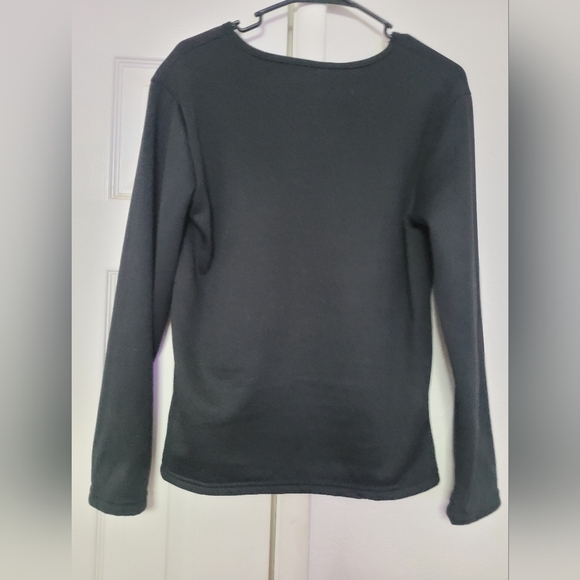 Black Long Sleeve Top - Picture 2 of 4